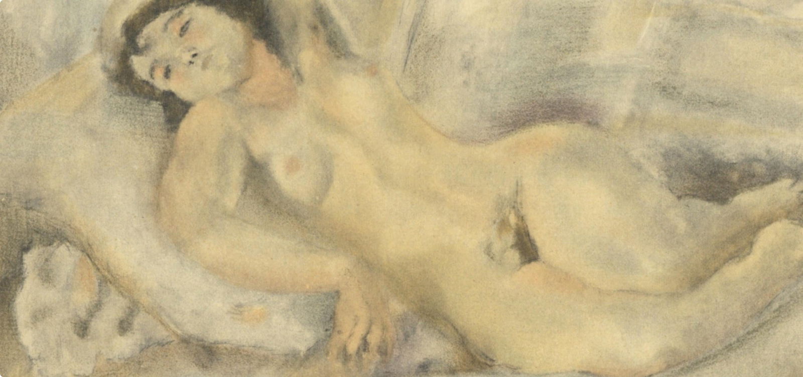 Lithograph - Jules Pascin - Manolita - Pascin - 2