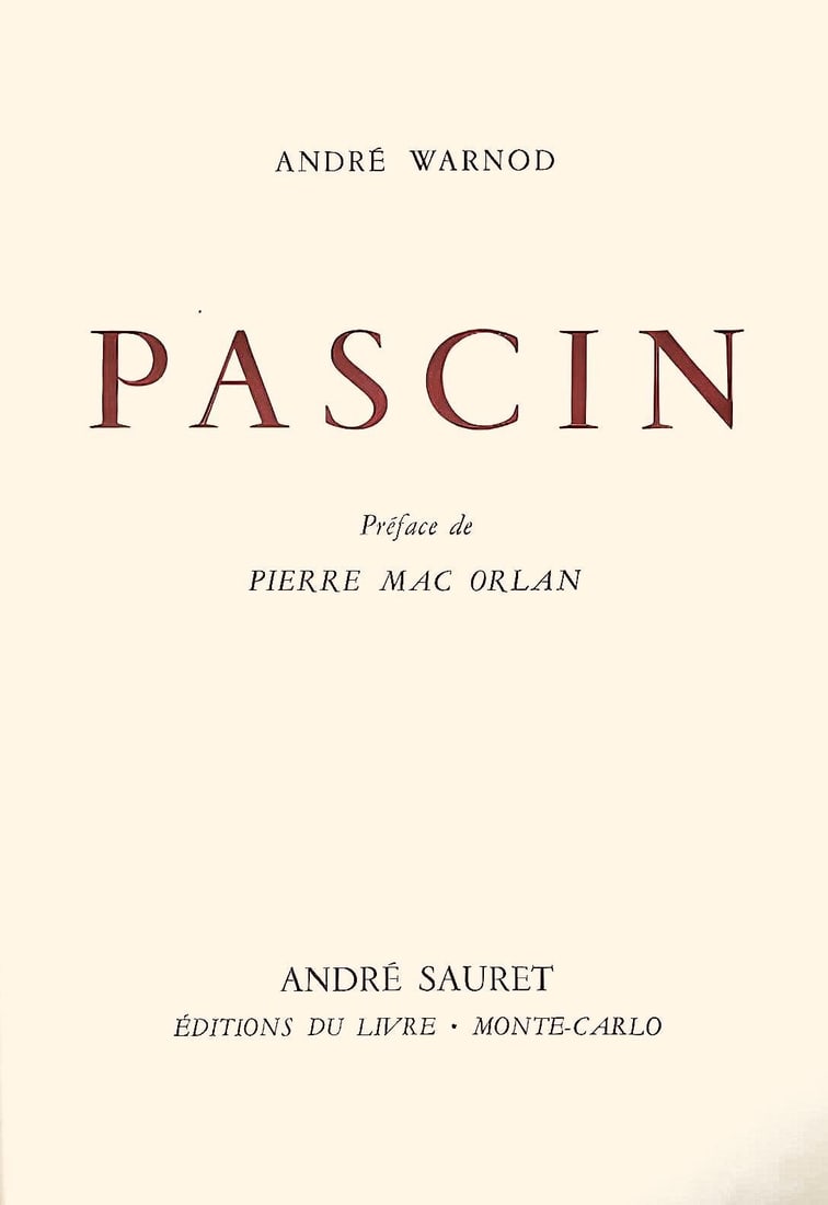 Lithograph - Jules Pascin - Manolita - Pascin - 6