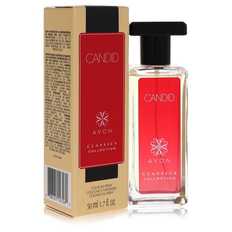 Spray Avon Candid Perfume By Avon Cologne: Spray Avon Candid Perfume By Avon Cologne This listing features Spray Avon Candid Perfume By Avon Cologne. Item specifics are provided below. Item Specifics: Brand: Avon Size: 1.7 oz Cologne Spray