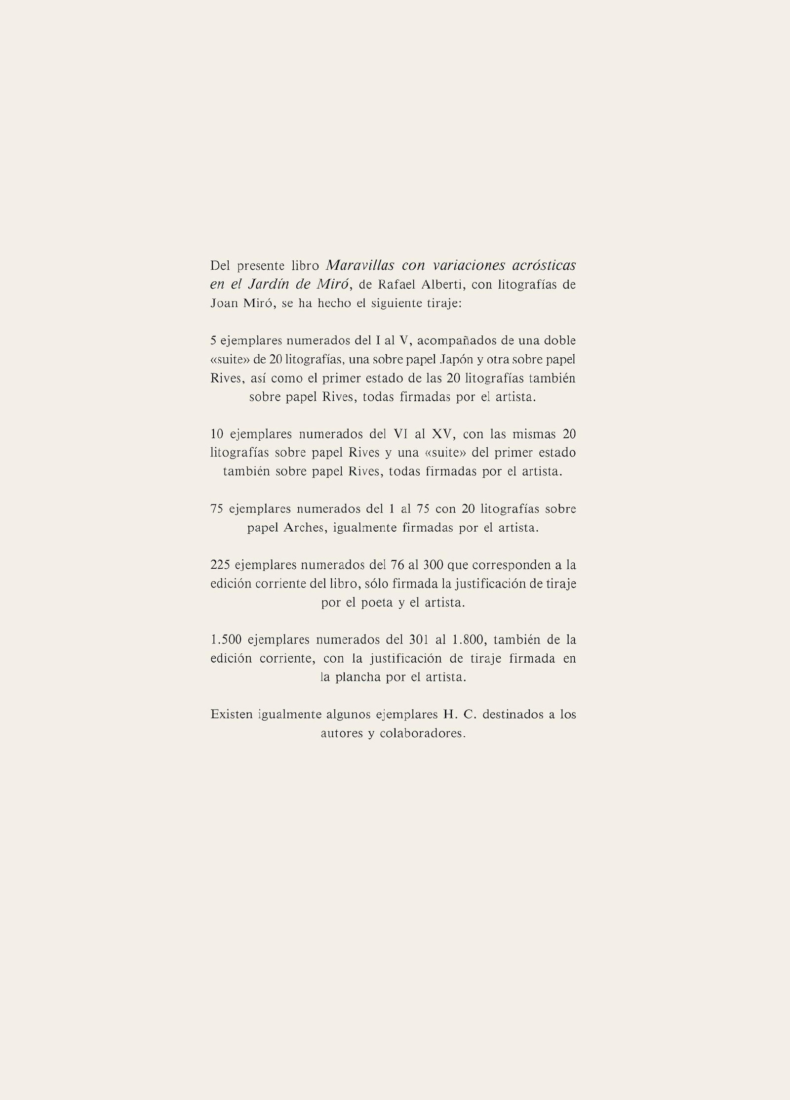 Lithograph - Joan Miro - Composition (Mourlot - 1051-1072) - Maravillas con Variaciones acrsticas - 6