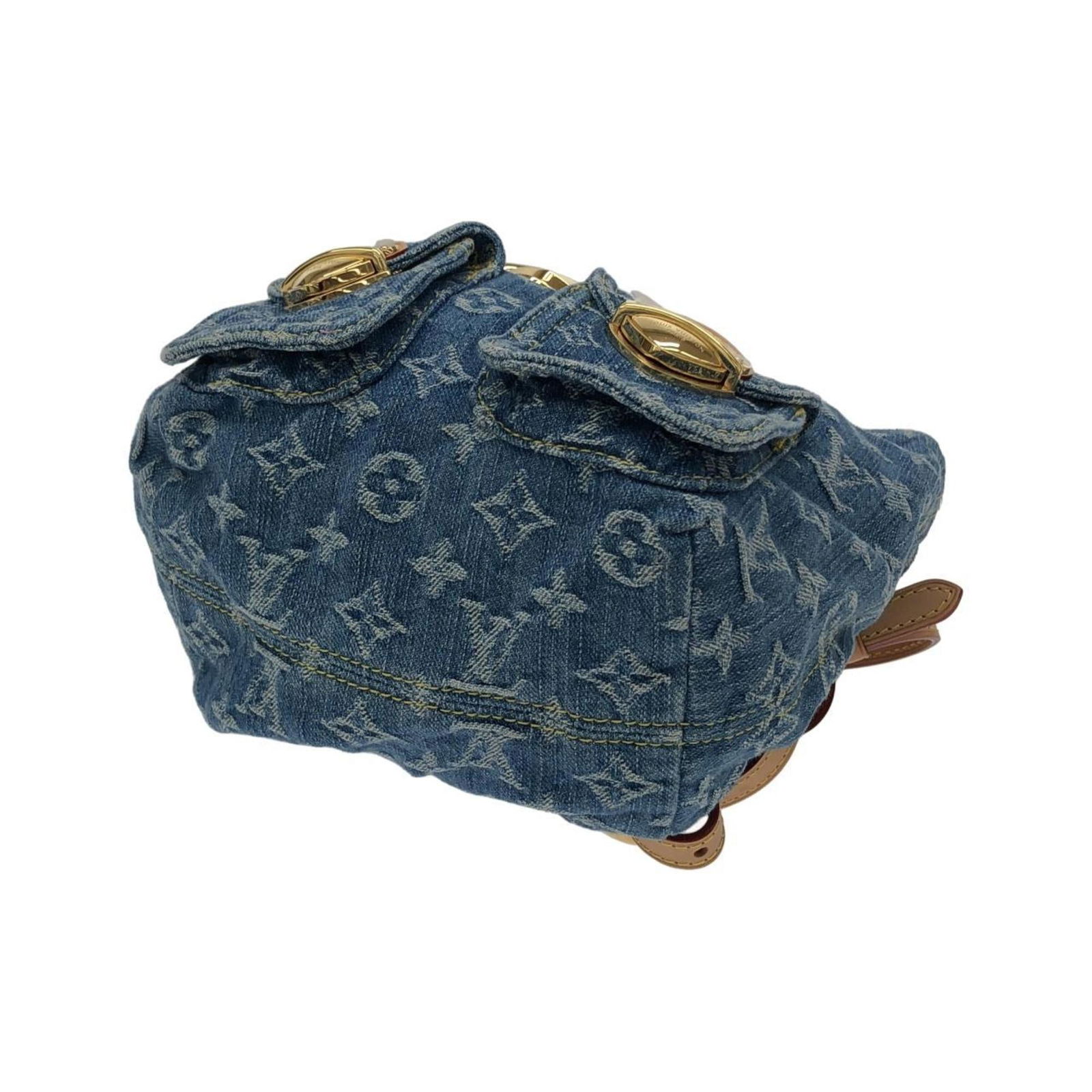 Denim Louis Vuitton Backpack Monogram - 3
