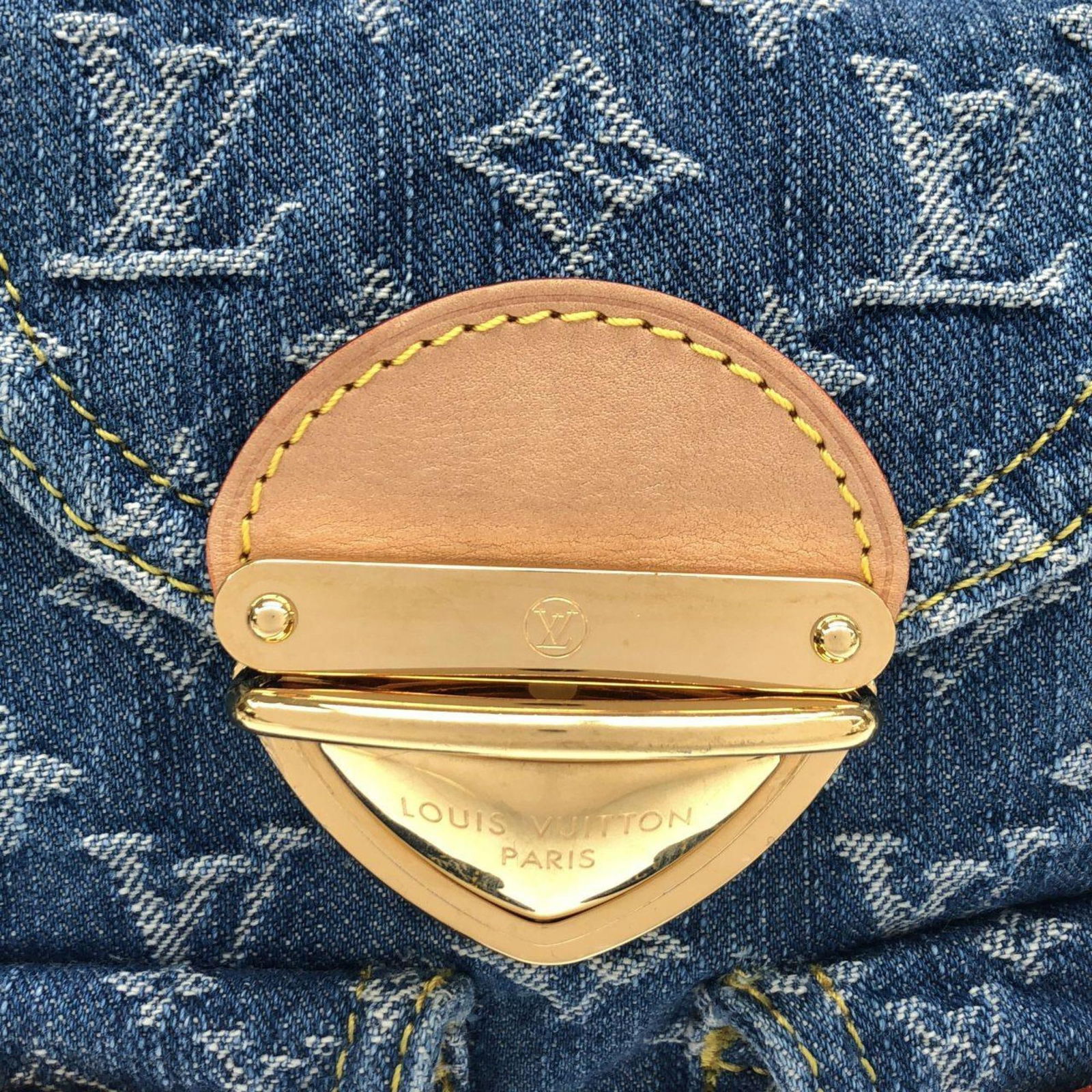 Denim Louis Vuitton Backpack Monogram - 4