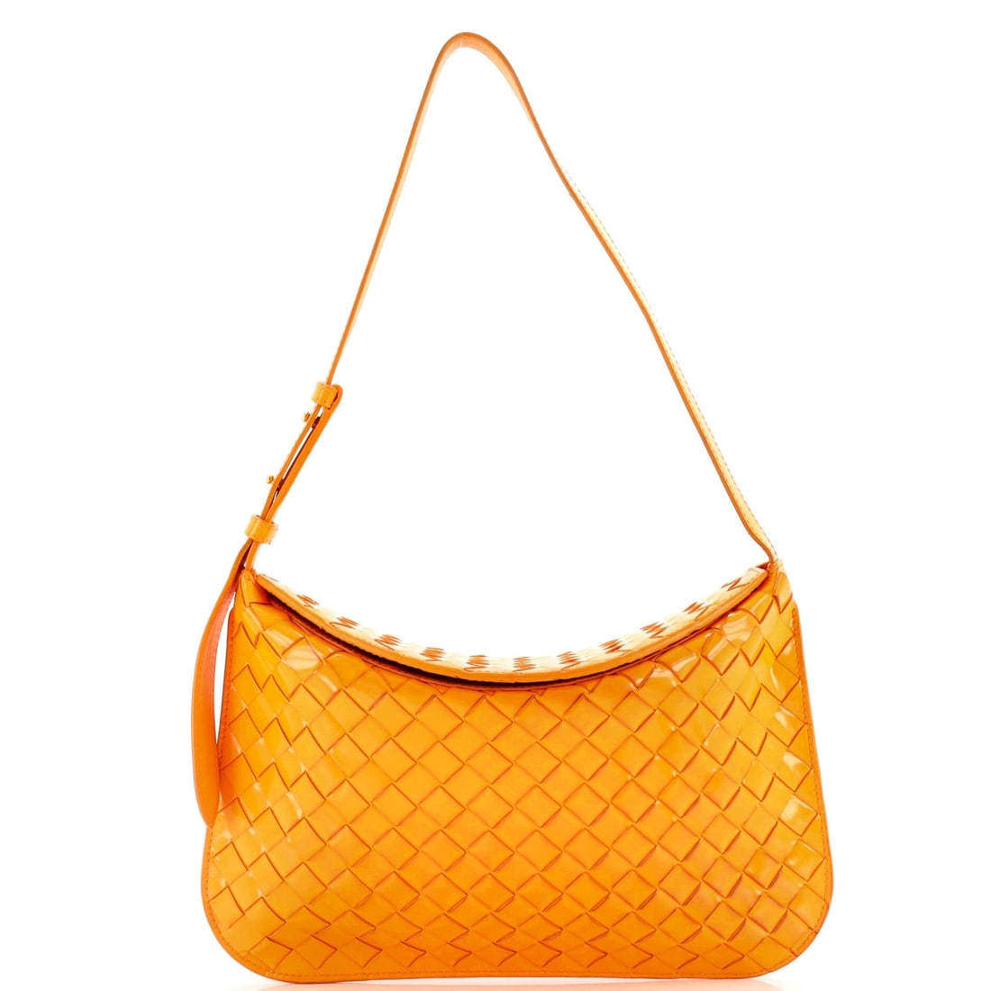 Leather Bottega Veneta Cradle Fold Over Shoulder Bag Intrecciato: Leather Bottega Veneta Cradle Fold Over Shoulder Bag Intrecciato This listing features Leather Bottega Veneta Cradle Fold Over Shoulder Bag Intrecciato. Item specifics are provided below. Item