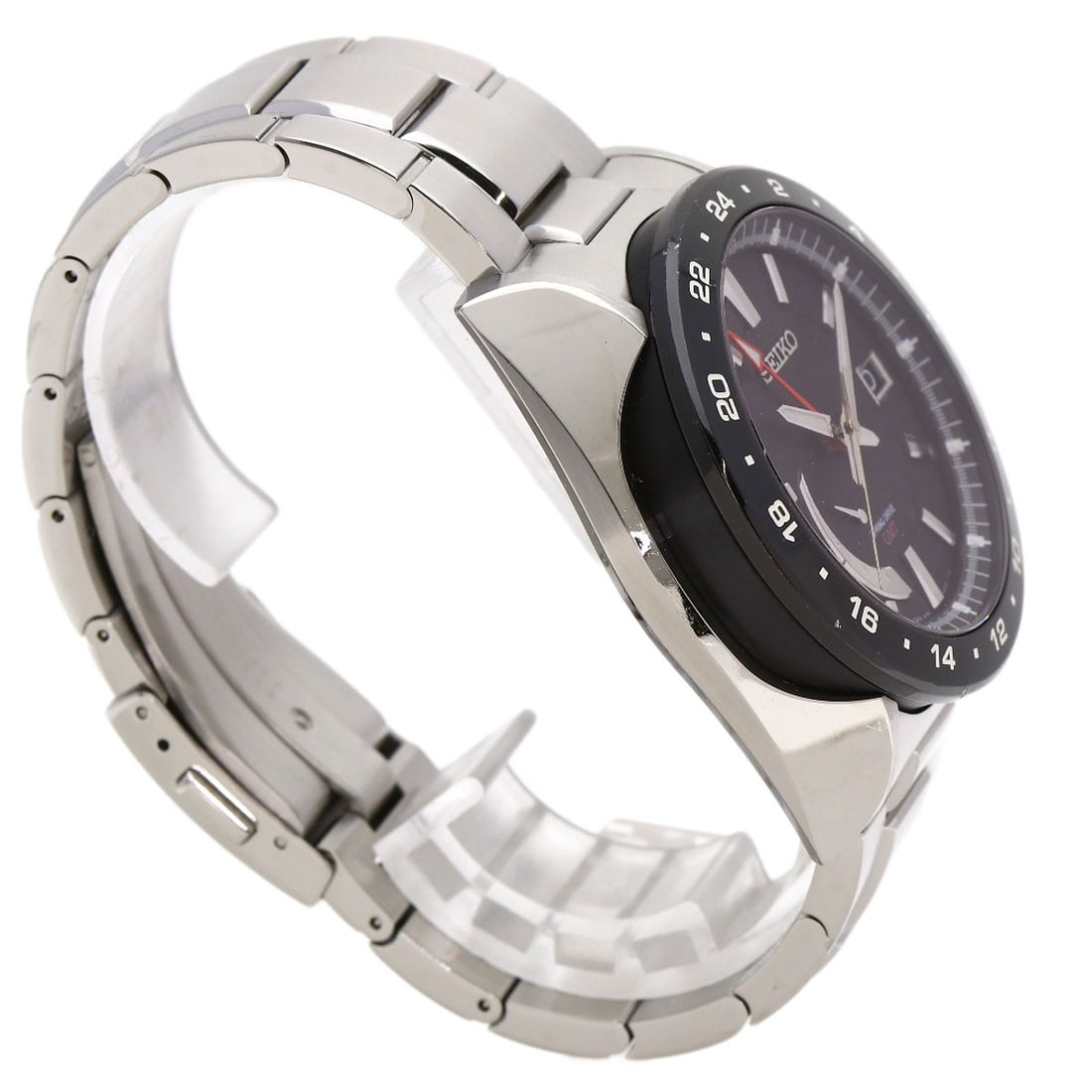 Stainless SEIKO Brights Ananta GMT Watches SAEA005 5R66-0AR0 - 2