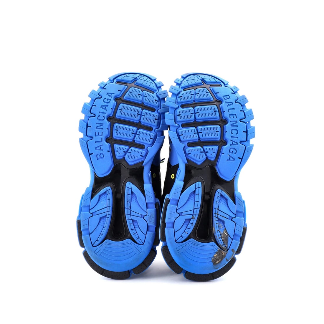 Rubber Balenciaga Men's Track LED Sneakers Fabric and - 4