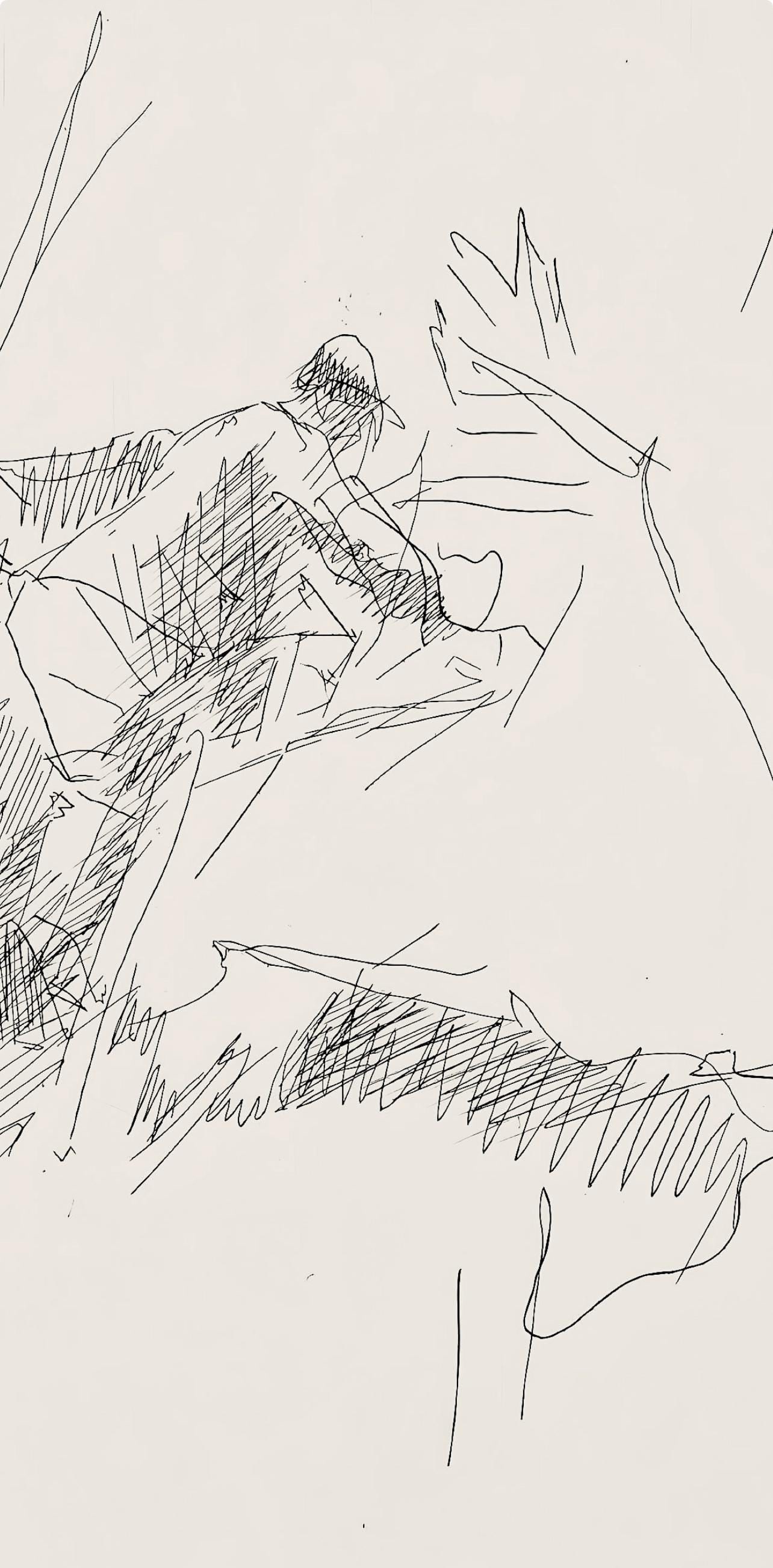 Etching - Jacques Villon - Composition (Ginestet/ Pouillon 42-64) - Hsiode - Les Travaux et les - 2