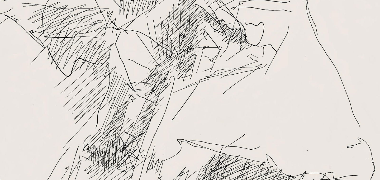 Etching - Jacques Villon - Composition (Ginestet/ Pouillon 42-64) - Hsiode - Les Travaux et les - 4