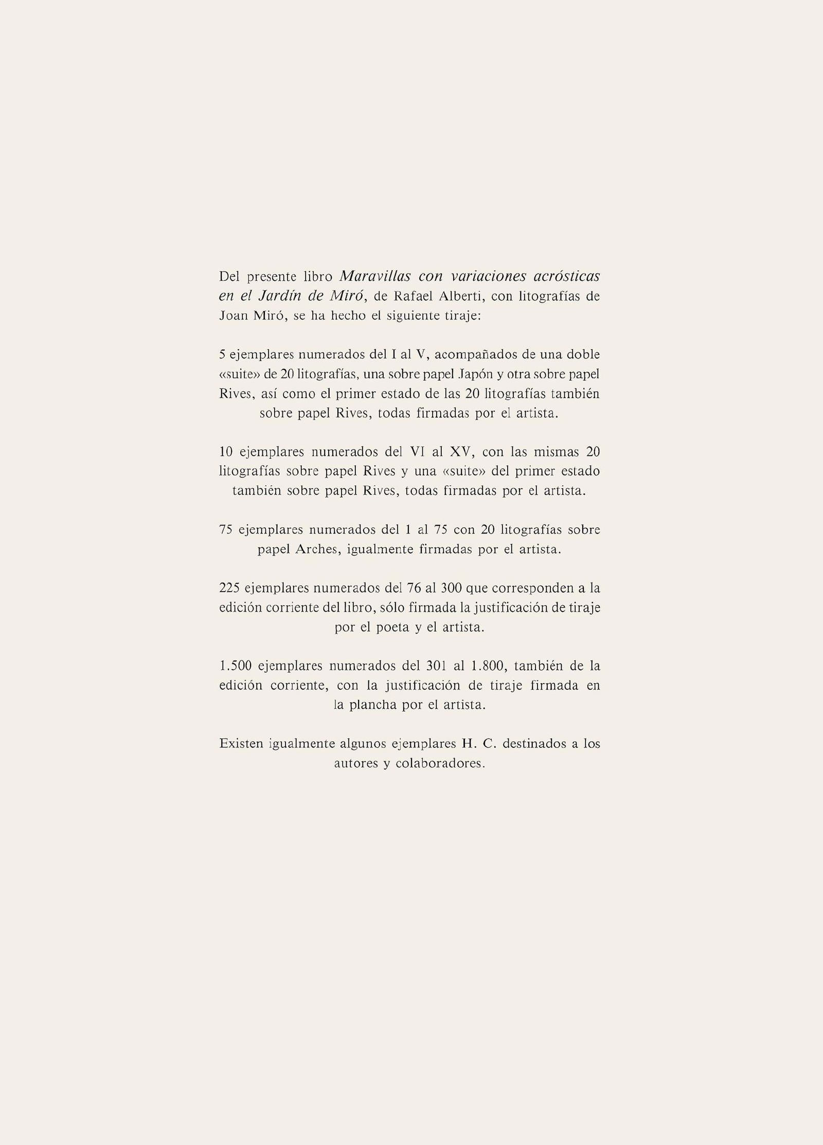 Lithograph - Joan Miro - Composition (Mourlot - 1051-1072) - Maravillas con Variaciones acrsticas - 6