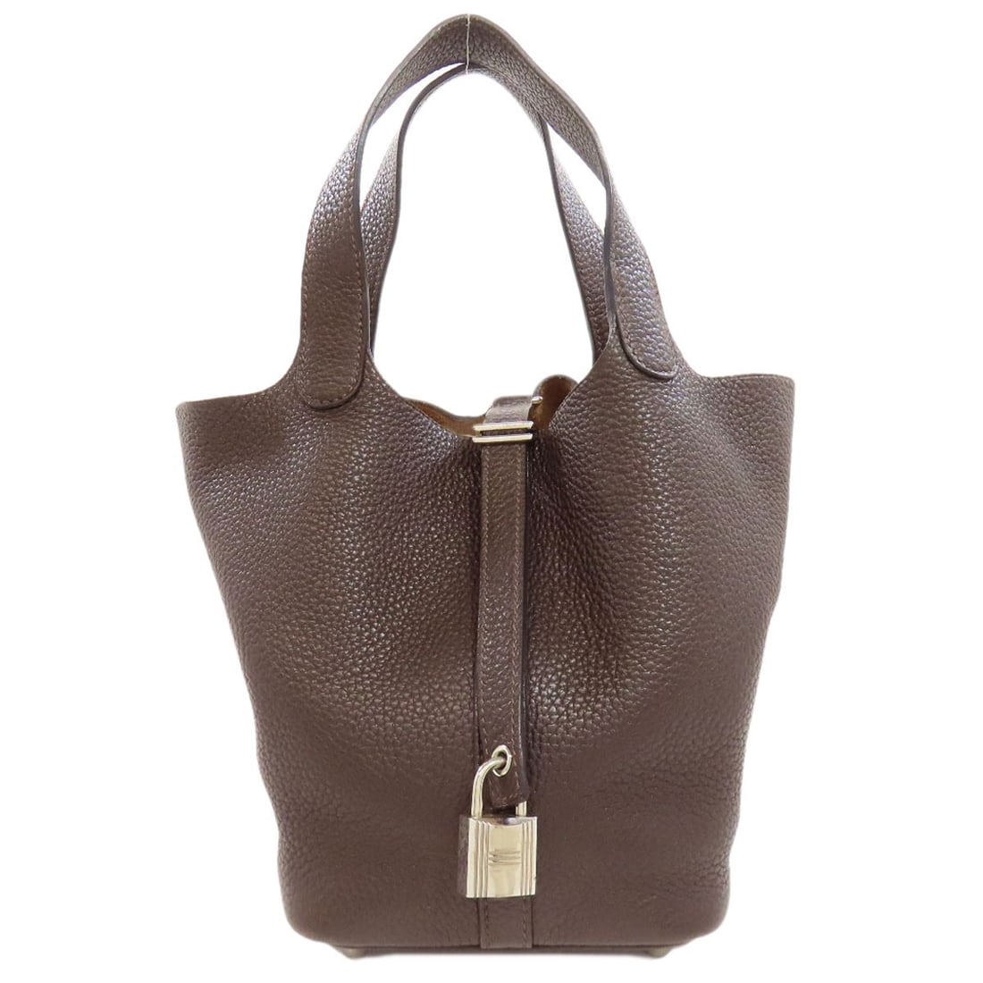 Clemence HERMES Picotin Lock PM SilverHardware Handbag Taurillon: Clemence HERMES Picotin Lock PM SilverHardware Handbag Taurillon This listing features Clemence HERMES Picotin Lock PM SilverHardware Handbag Taurillon. Item specifics are provided below. Item