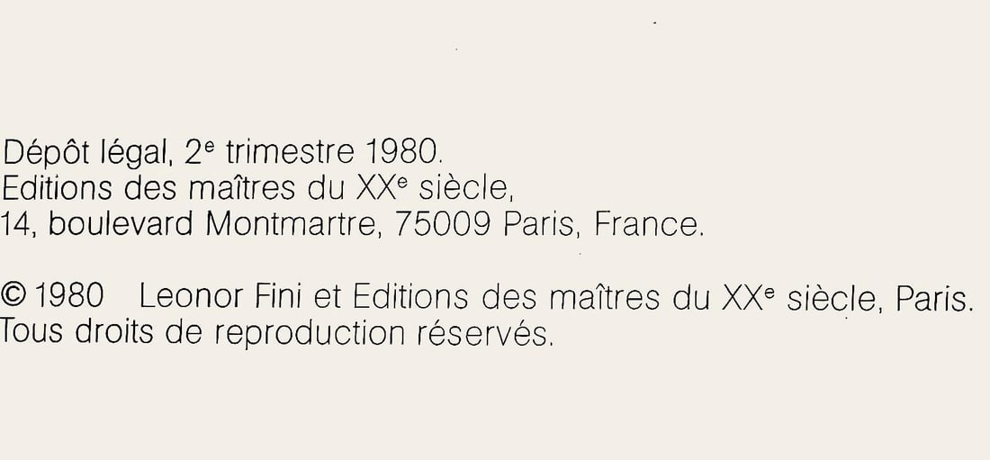 Hliogravure - Lonor Fini - Composition - Fruits de la Passion - XXe sicle - 6