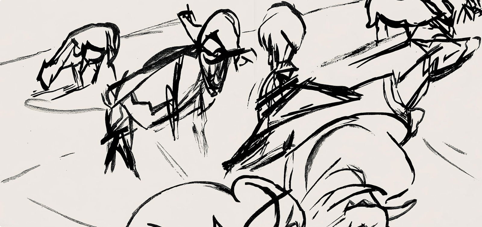 Etching - Jacques Villon - Composition (Ginestet/ Pouillon 42-64) - Hsiode - Les Travaux et les - 4