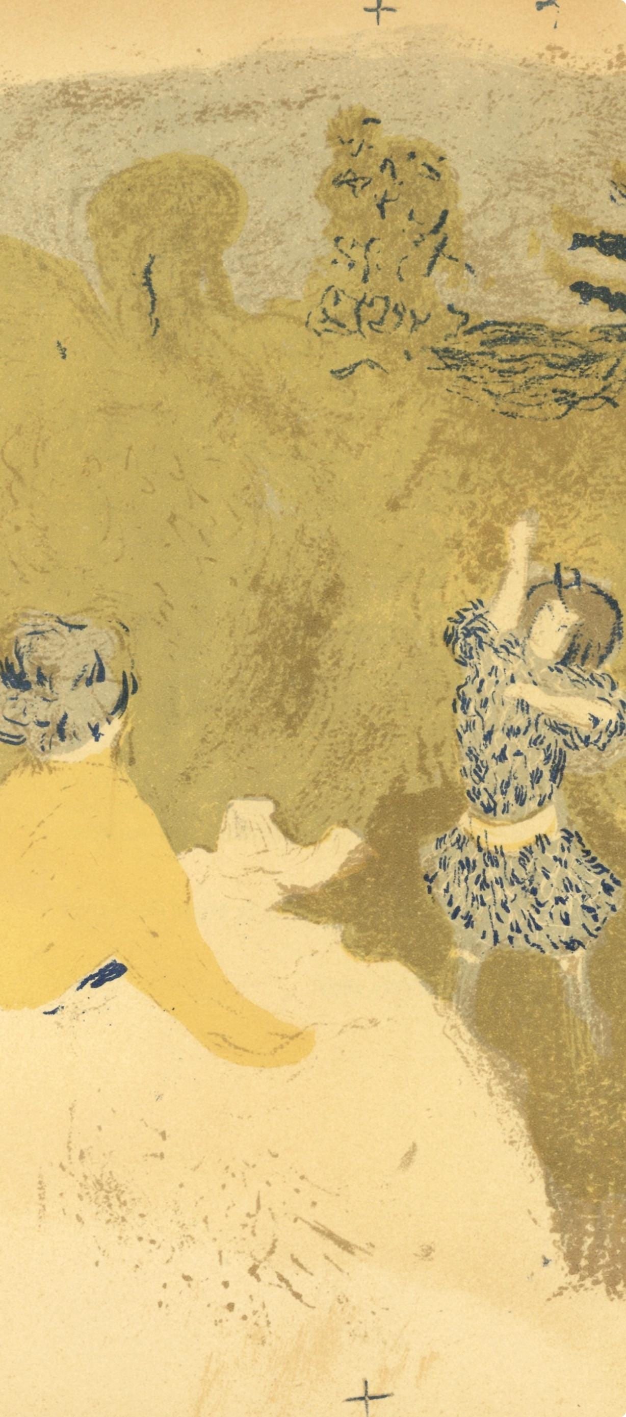 Lithograph - douard Vuillard - La petite fille au volant - L'uvre grav de Vuillard - 2