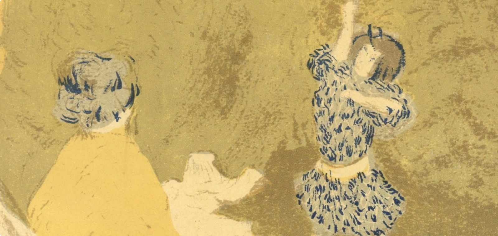 Lithograph - douard Vuillard - La petite fille au volant - L'uvre grav de Vuillard - 4