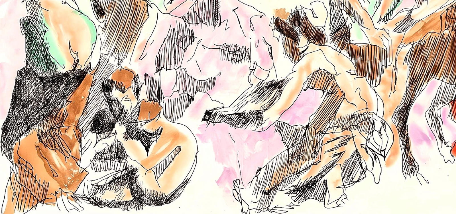 Etching - Jacques Villon - Composition (Ginestet/ Pouillon 42-64) - Hsiode - Les Travaux et les - 5