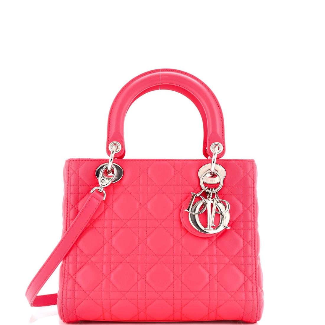 Medium Christian Dior Lady Dior Bag Cannage Quilt Lambskin: Medium Christian Dior Lady Dior Bag Cannage Quilt Lambskin This listing features Medium Christian Dior Lady Dior Bag Cannage Quilt Lambskin. Item specifics are provided below. Item Specifics: Brand: