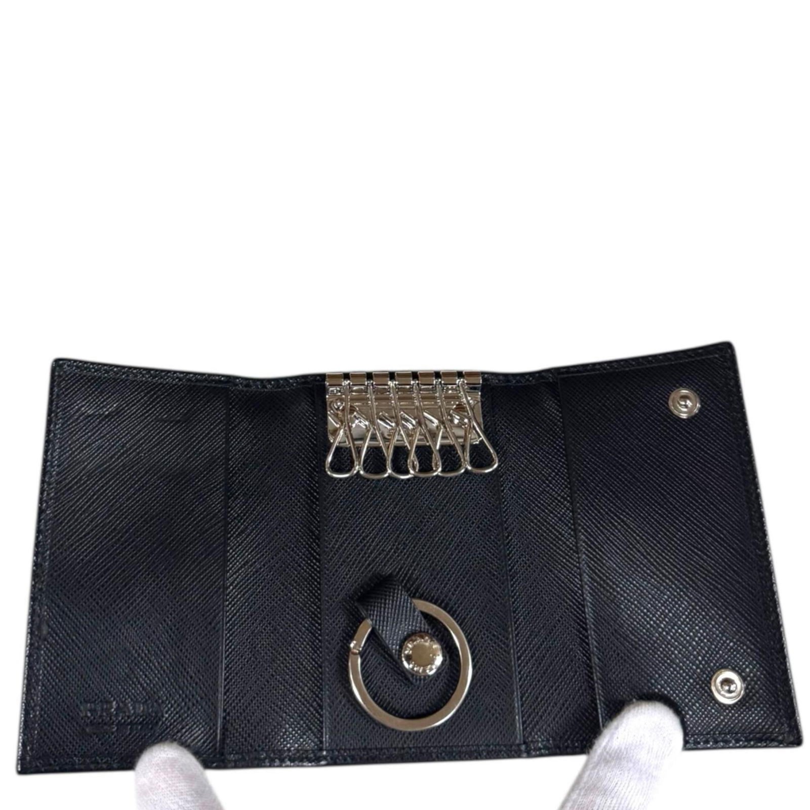 Leather Prada Keycase - 6