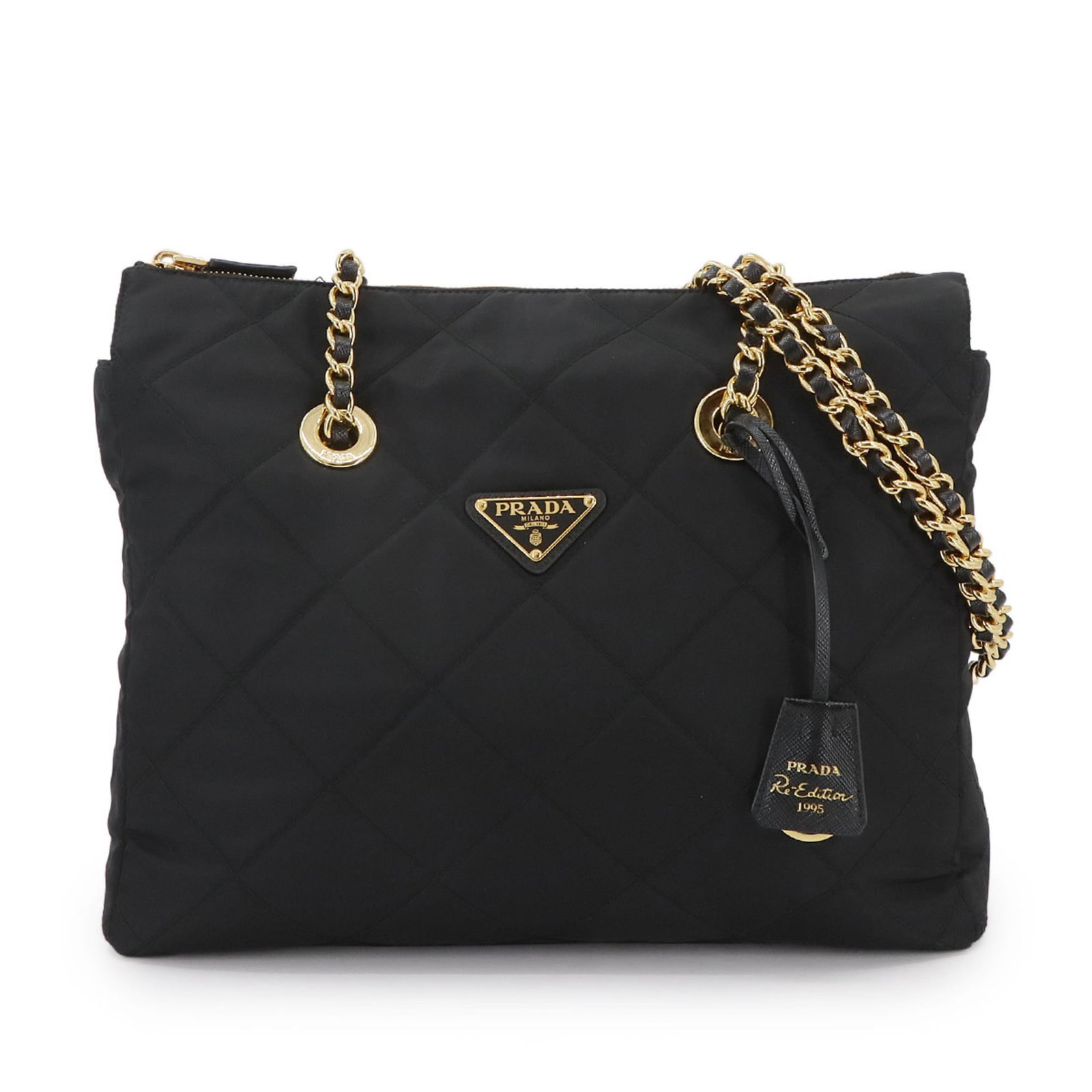 Saffiano Triangle - Prada Tote Bag Nylon: Saffiano Triangle - Prada Tote Bag Nylon This listing features Saffiano Triangle - Prada Tote Bag Nylon. Item specifics are provided below. Item Specifics: Brand: Prada Type: Tote Bag Material: