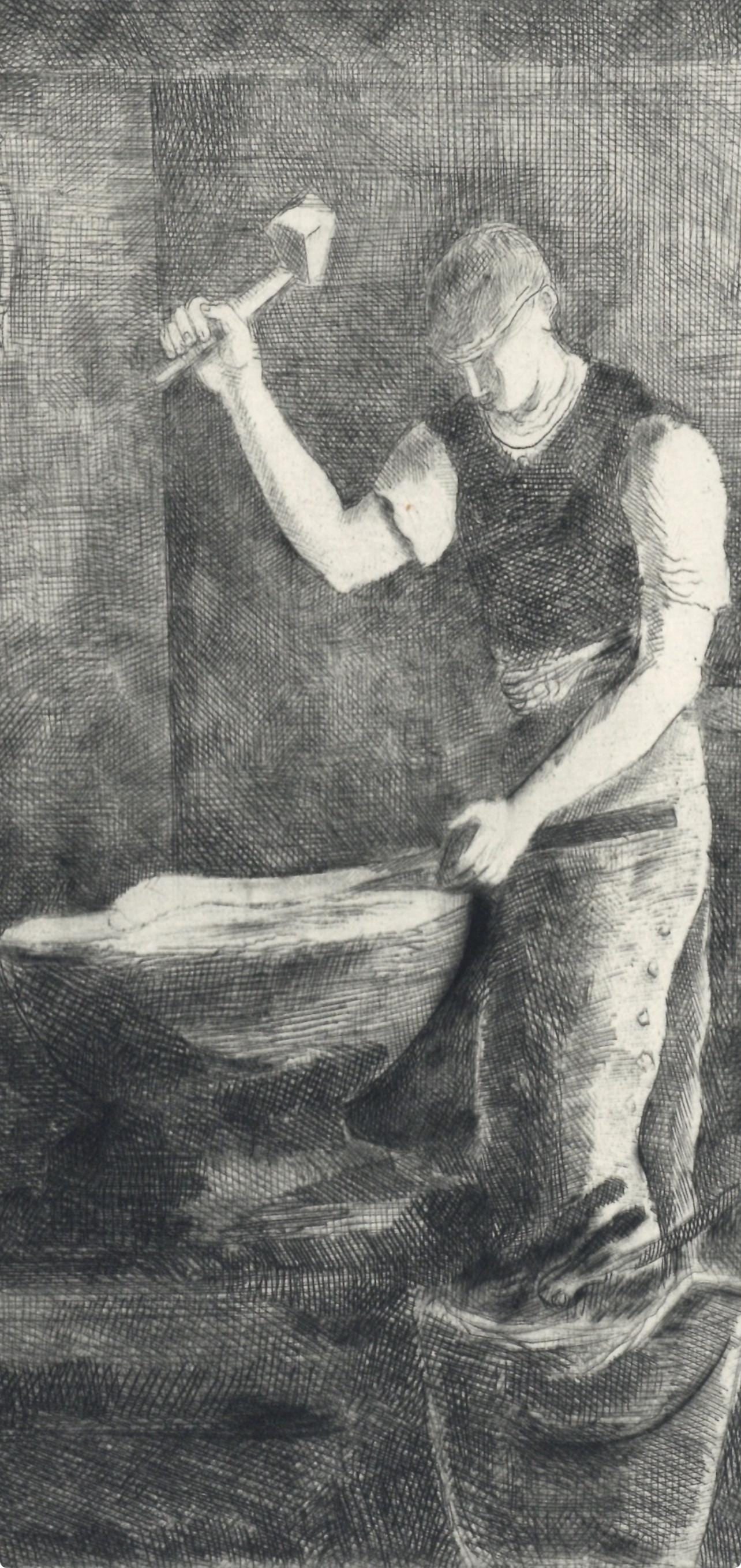 Etching - Hermine David - Composition - Alternance - 5