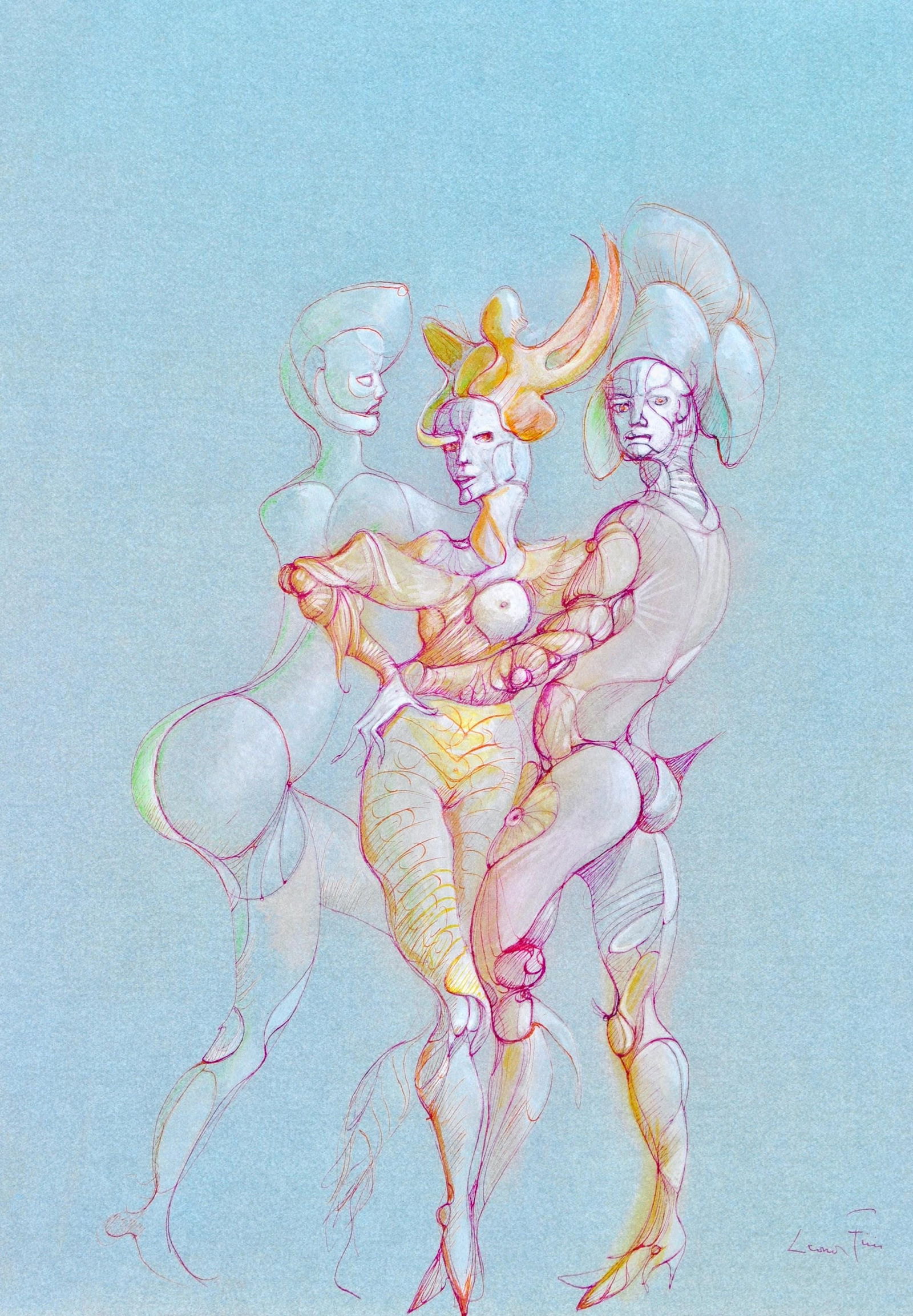 Hliogravure - Lonor Fini - Composition - Fruits de la Passion - XXe sicle - 2