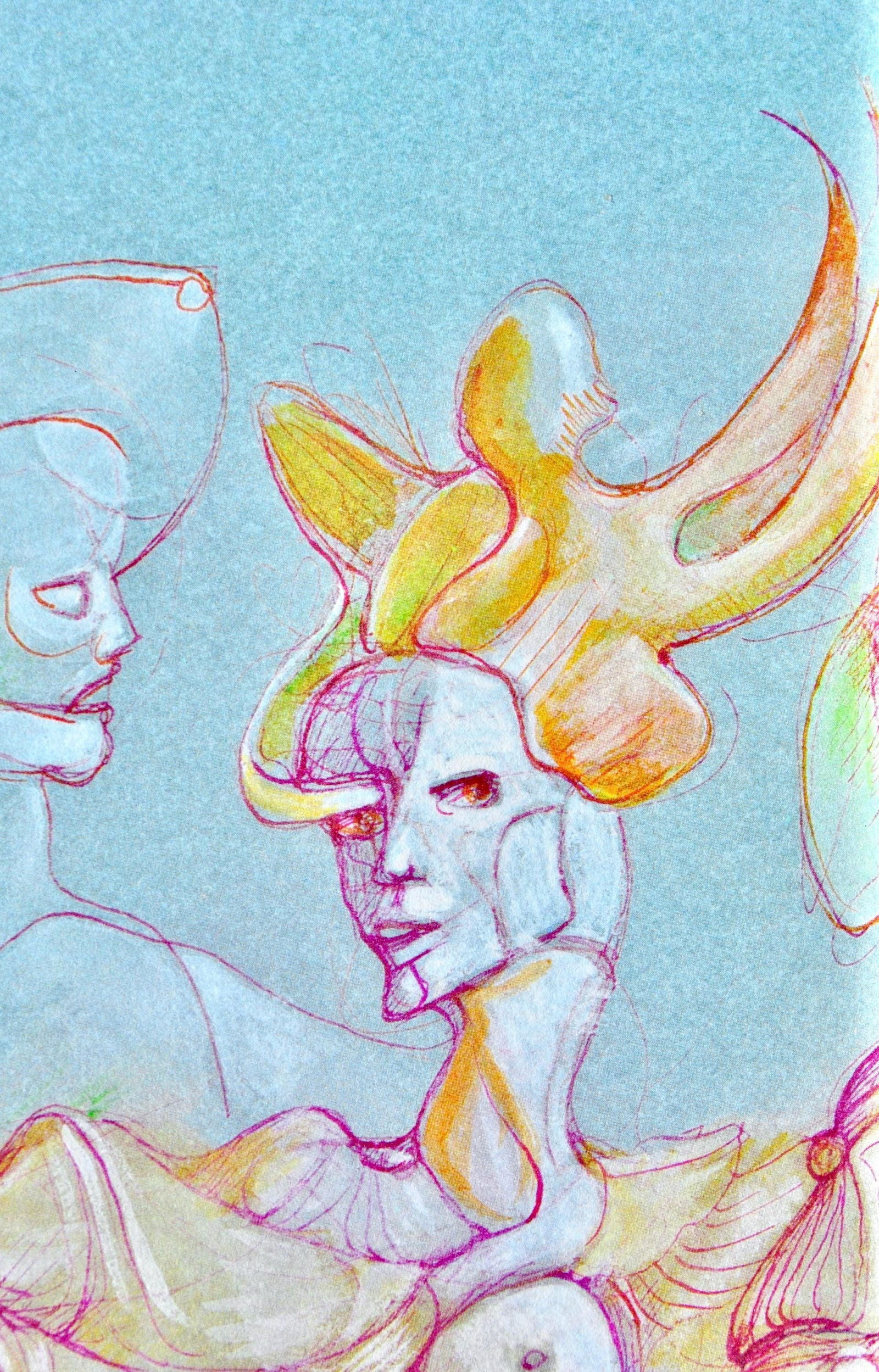 Hliogravure - Lonor Fini - Composition - Fruits de la Passion - XXe sicle - 4