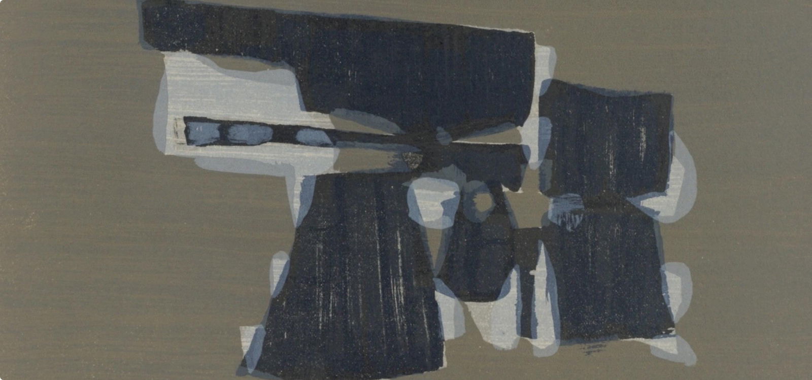 Lithograph - Raoul Ubac - Charrue - L'Hommage Georges Braque - Derrire le miroir - 2