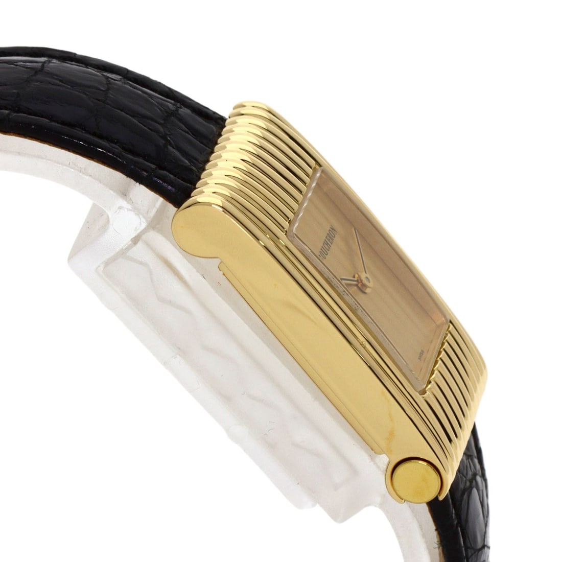 Leather Boucheron Reflation Watches K18 Yellow Gold/ - 6