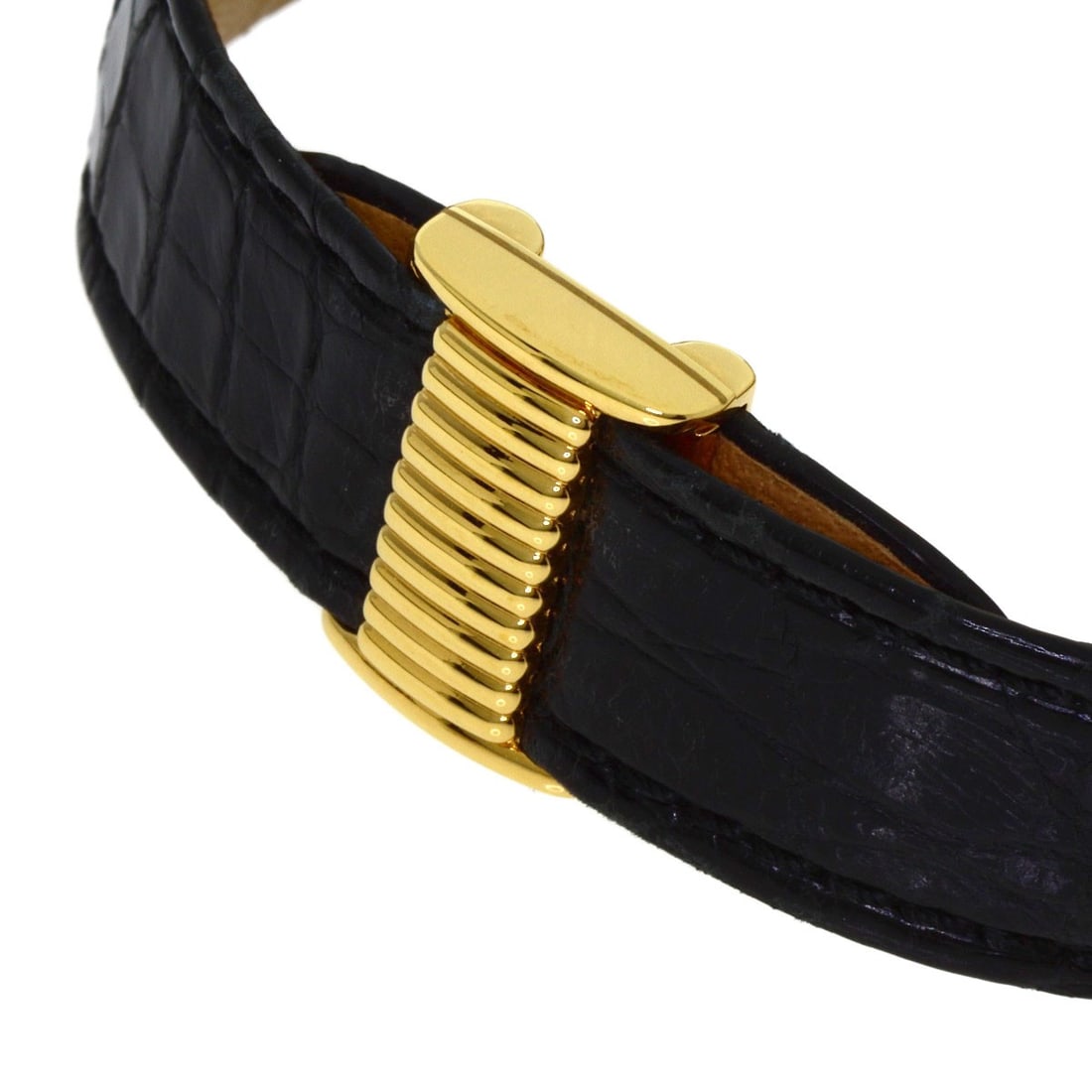 Leather Boucheron Reflation Watches K18 Yellow Gold/ - 8