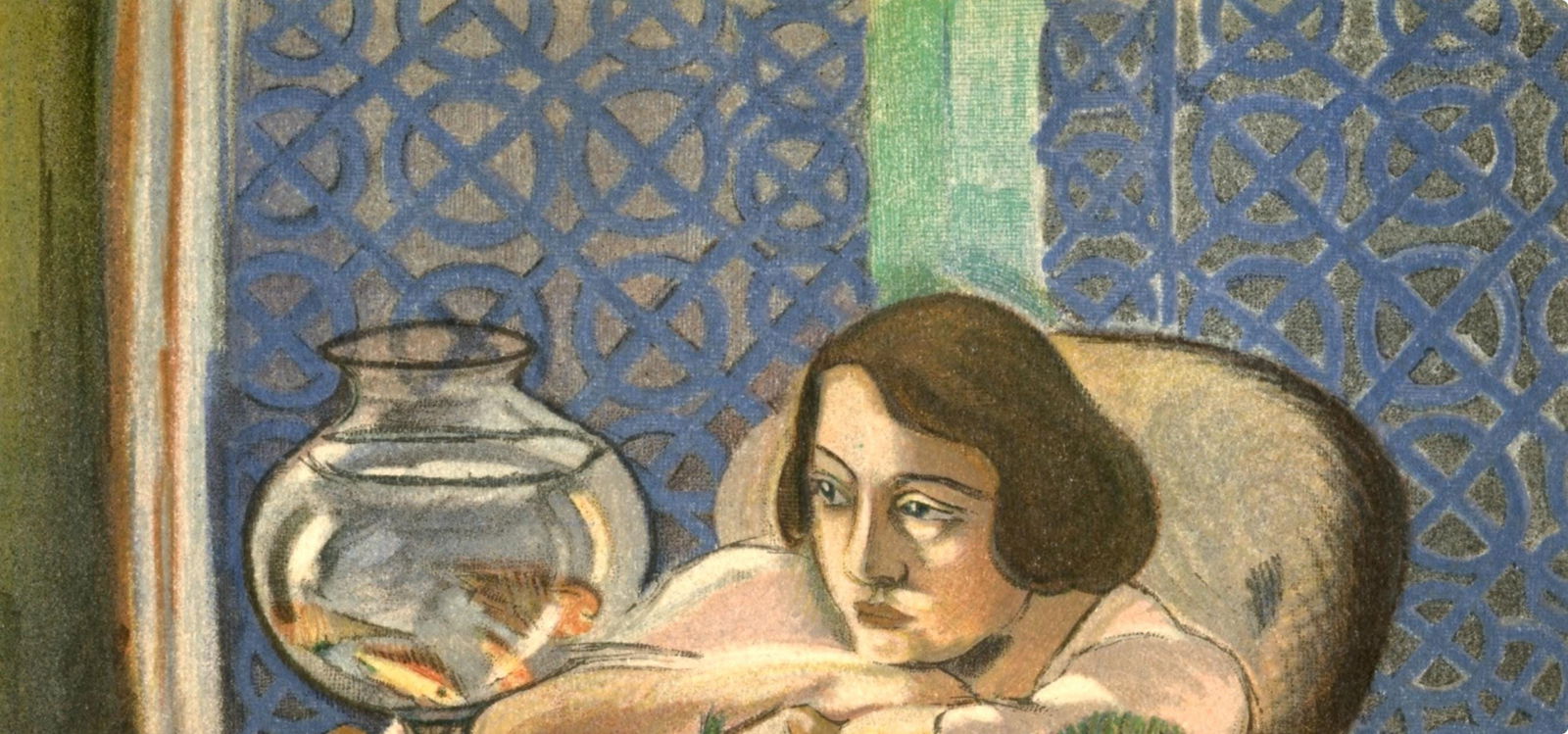 Lithograph - Henri Matisse - Mlle H.D. - Portraits par Henri Matisse - 3