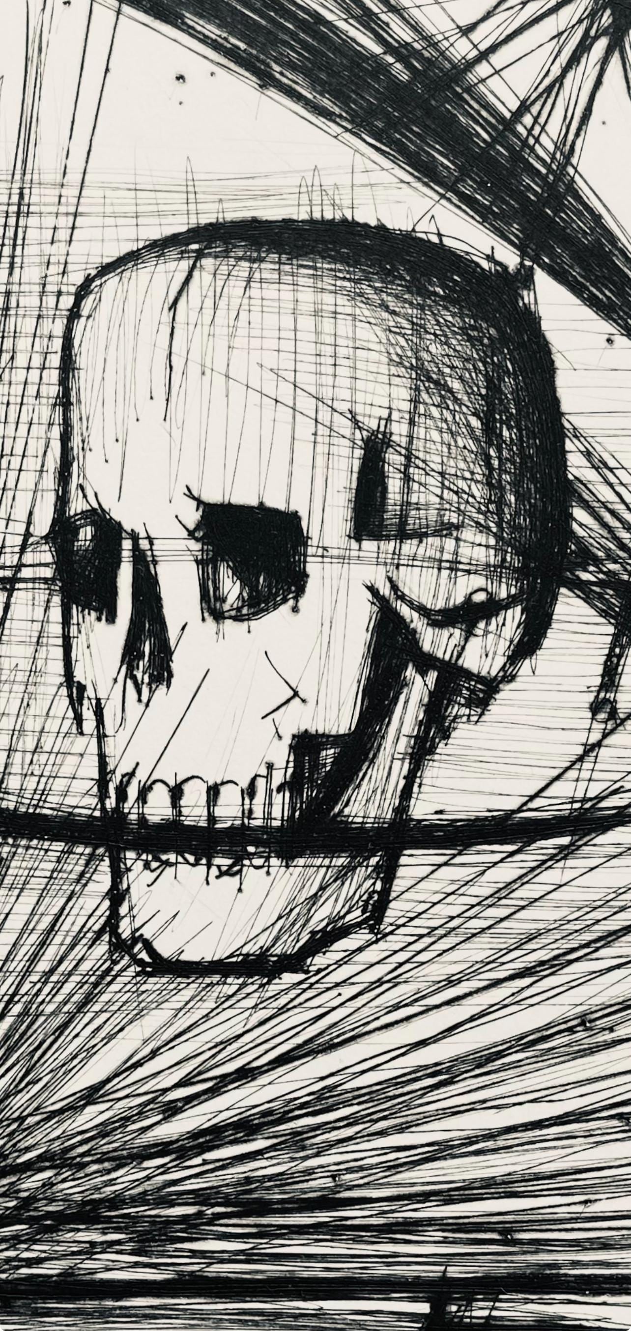 Etching - Bernard Buffet - Composition (Reinz 208-222) - Voyages Fantastiques - 4