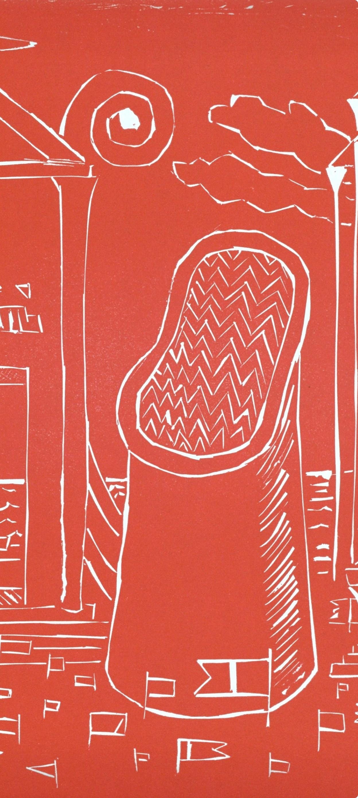 Linocut - Giorgio De Chirico - Cabina Misteriosa - Socit internationale d'art XXe sicle - 3