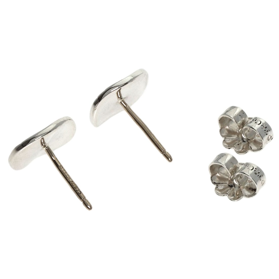 Silver TIFFANY&Co. Notes round earring - 2