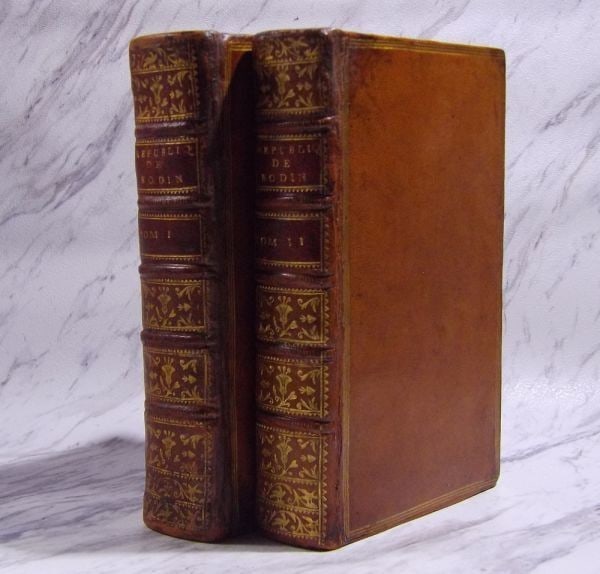 Lyon Rare 1593 Jean Bodin Les Six Livres de la Republique 2 Vols Complete (1 of 10)