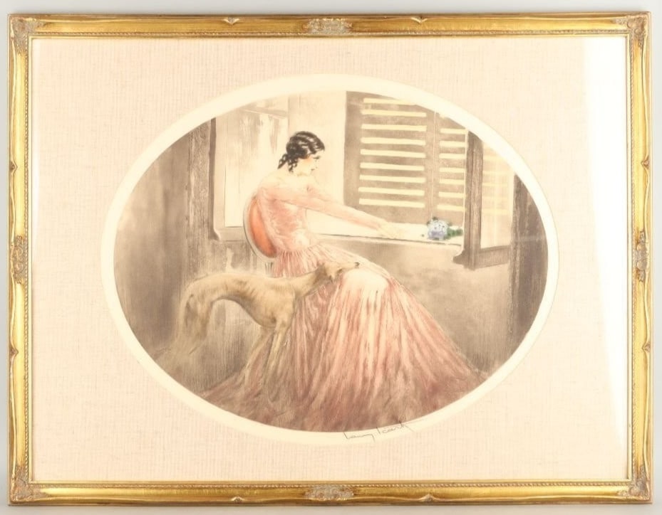 Deco Louis Icart Madame Bovary Original Etching Aquatint Signed French Art (1 of 10)