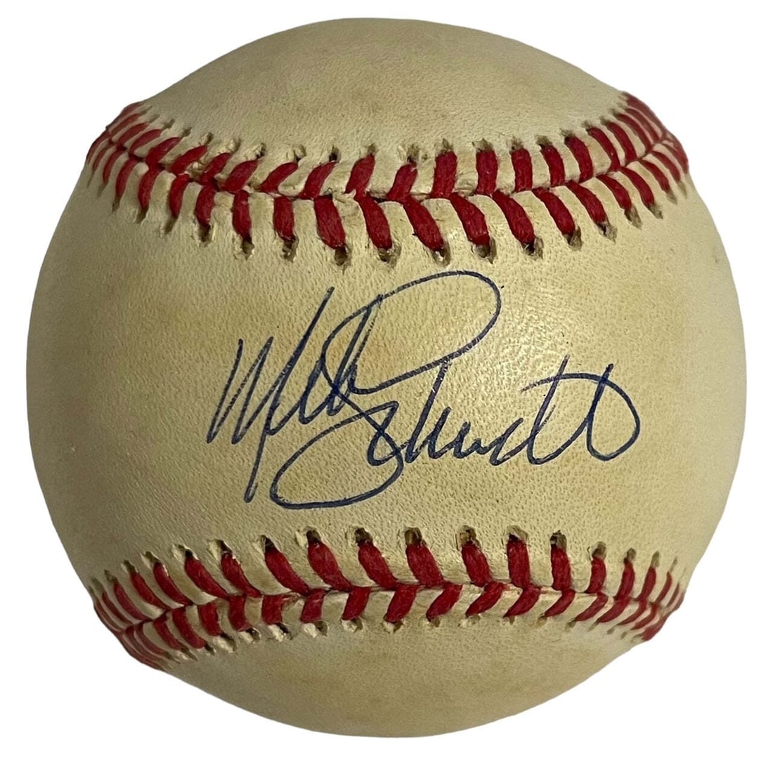 Baseball Mike Schmidt Autographed Official National League (1 of 2)