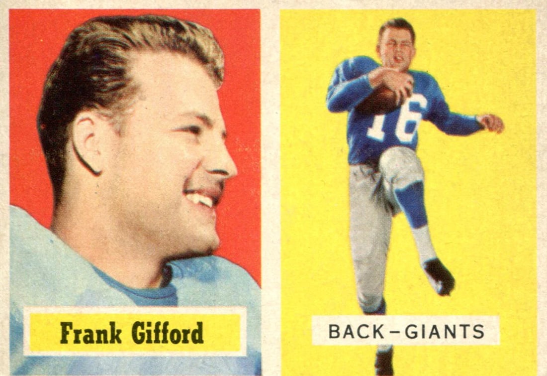 Card Frank Gifford 1957 Topps (1 of 2)