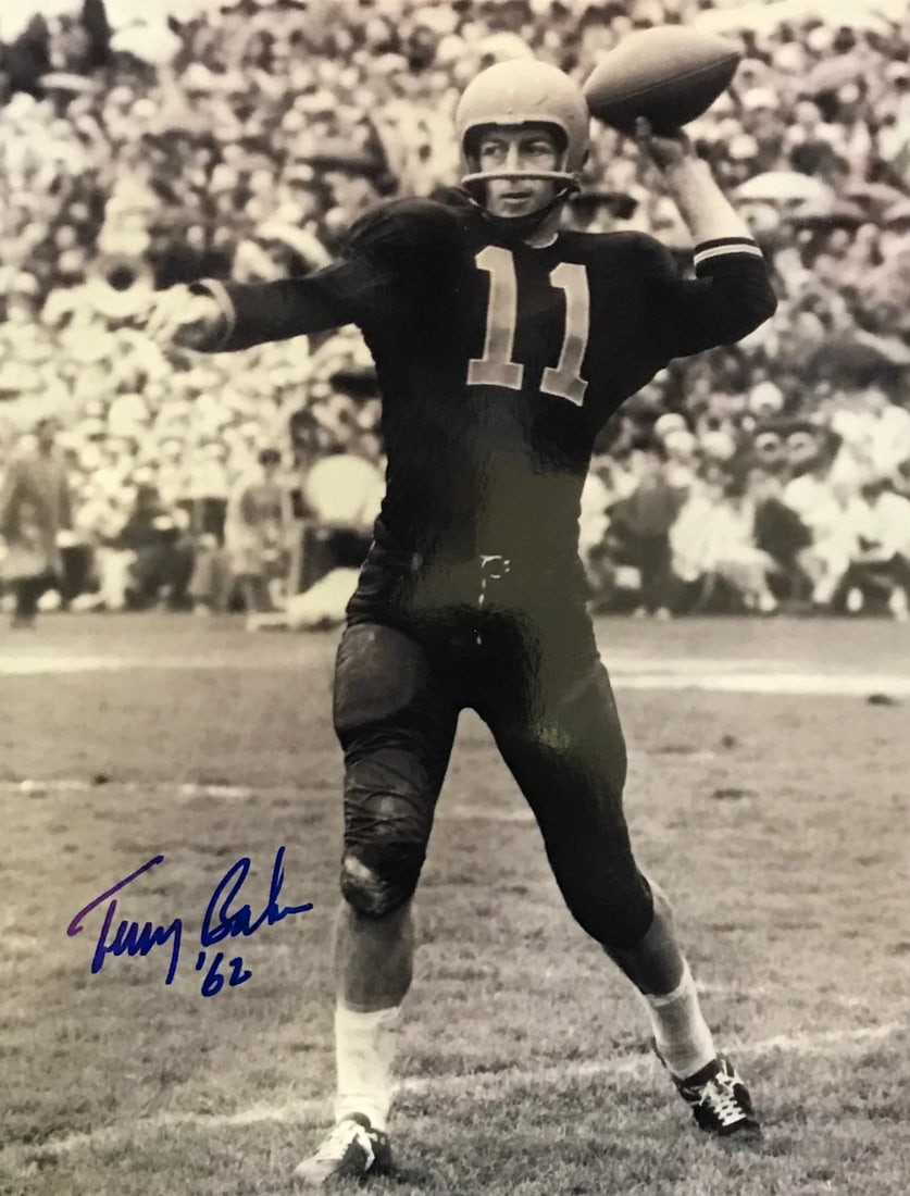 Photo Terry Baker Autographed 8x10 Football (1 of 1)