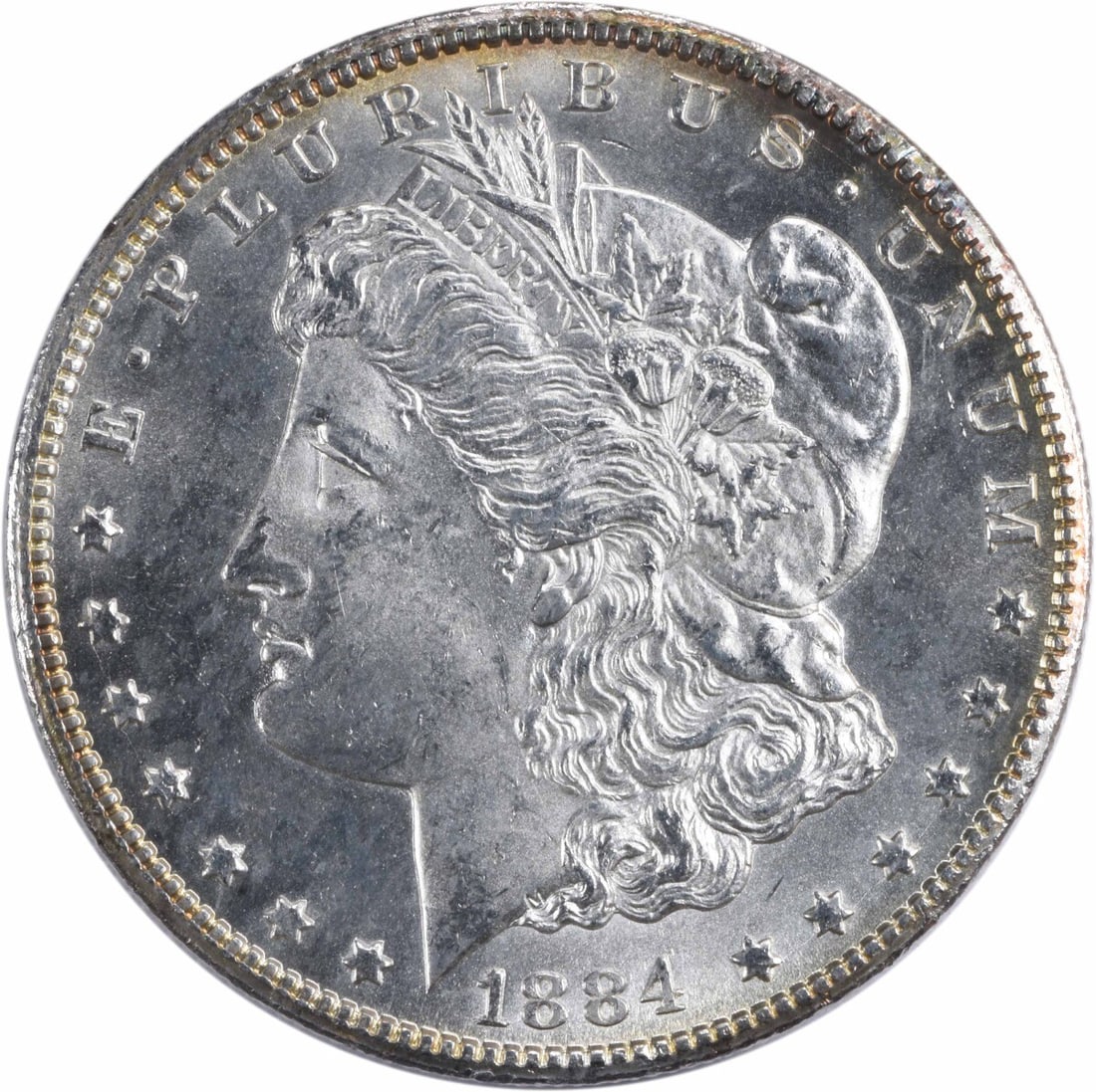 Uncertified 1884-CC Morgan Silver Dollar Choice BU (1 of 2)