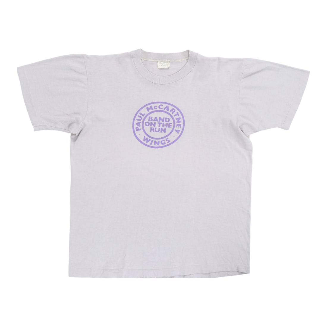 Shirt 1973 Paul McCartney Band On The Run: Shirt 1973 Paul McCartney Band On The Run This listing features Shirt 1973 Paul McCartney Band On The Run. Item specifics are provided below. Item Specifics: Size: Large Era: 1970s Color: Gray