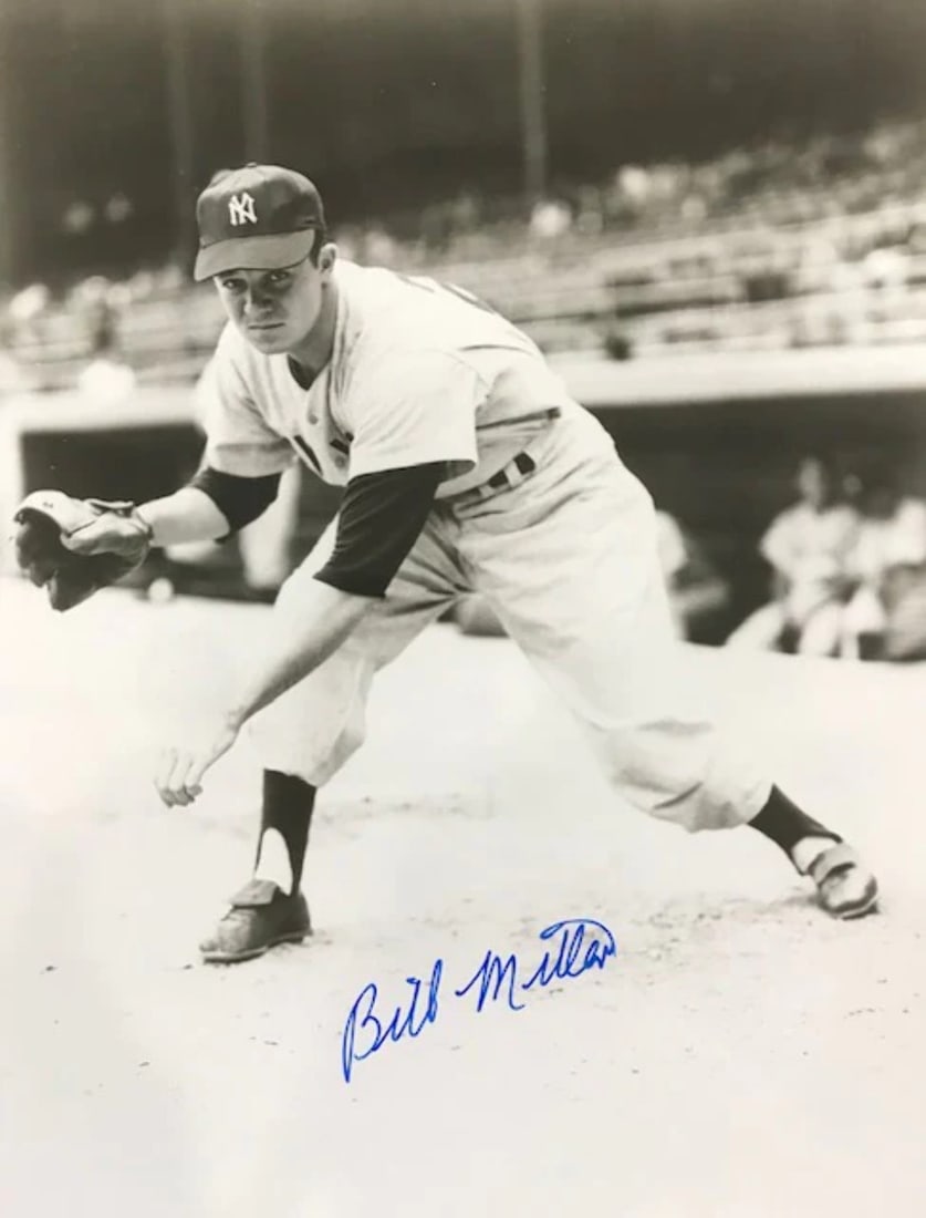 Photo Bill Miller Autographed 8x10 Baseball (1 of 1)