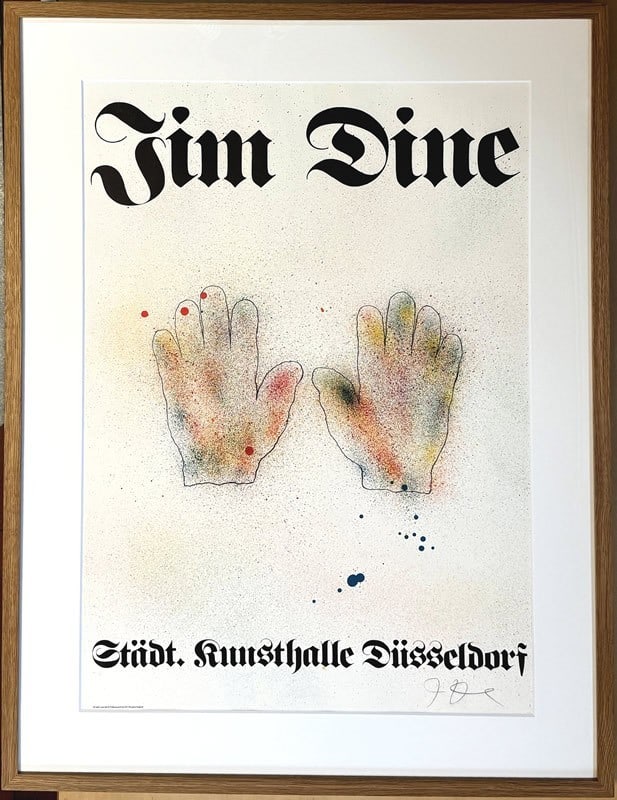 signature. Jim Dine "Hands" 1971 Lithograph poster with handwritten: signature. Jim Dine "Hands" 1971 Lithograph poster with handwritten This listing features signature. Jim Dine "Hands" 1971 Lithograph poster with handwritten. Item specifics are provided below. Item S