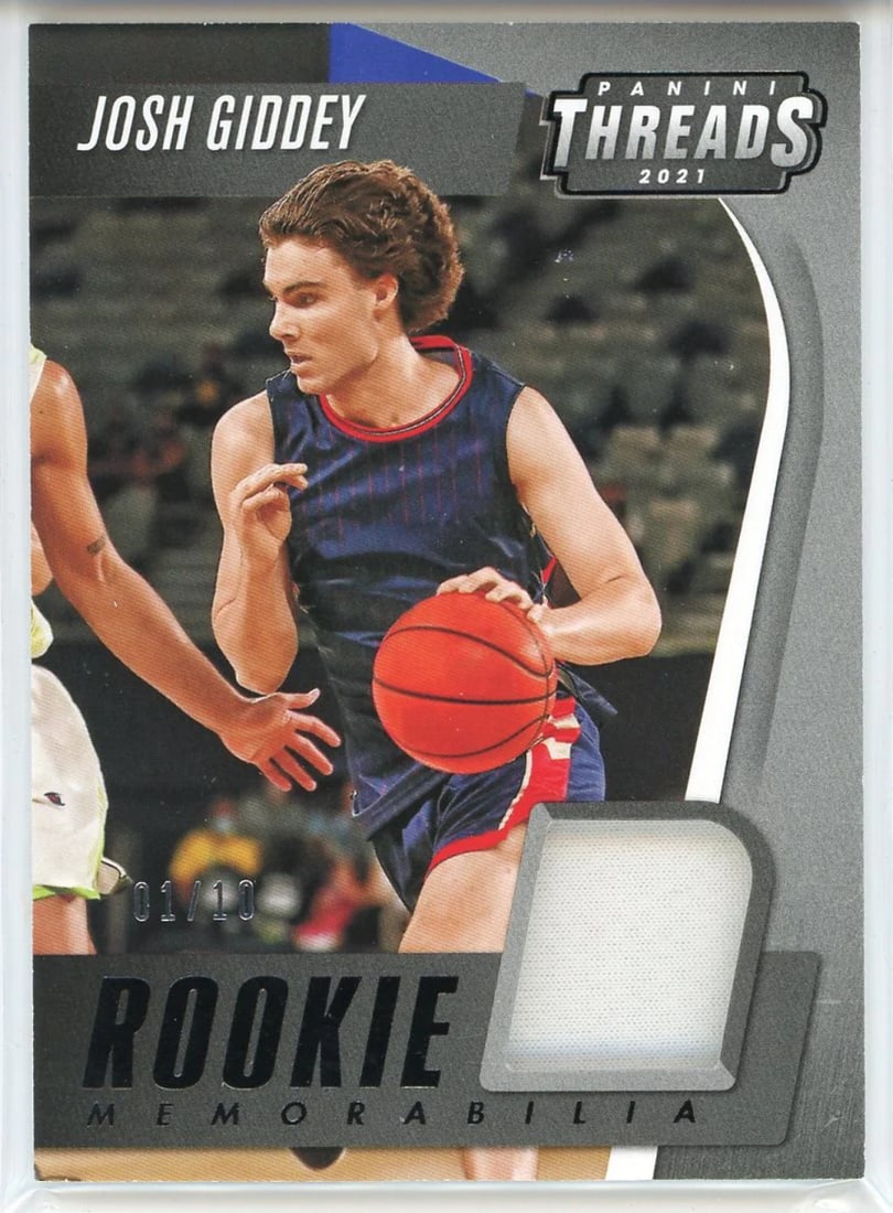 Patch Josh Giddey 2021 Panini Chronicles Threads Draft Picks Rookie Memorabilia (1 of 2)