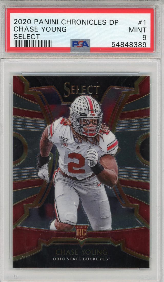 (PSA) Chase Young 2020 Panini Chronicles Draft Picks Select Rookie Card #1 (1 of 2)