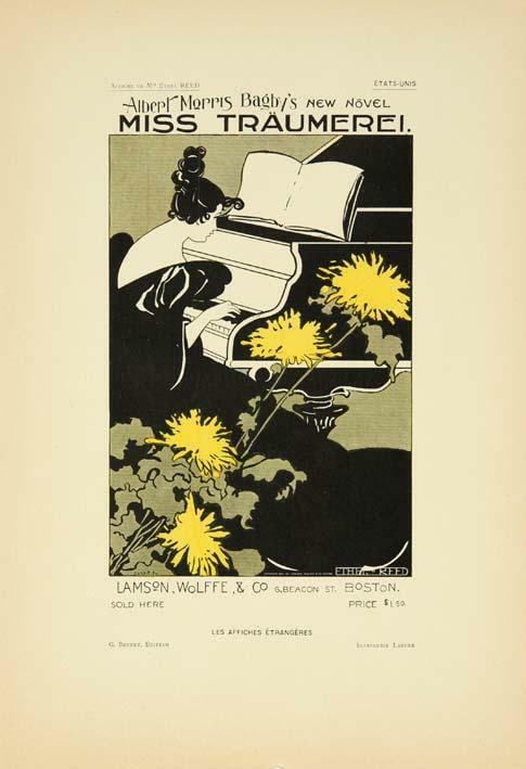 Poster Miss Traumerei By Reed For Affiches Etrangeres 1897 Original Vintage (1 of 1)