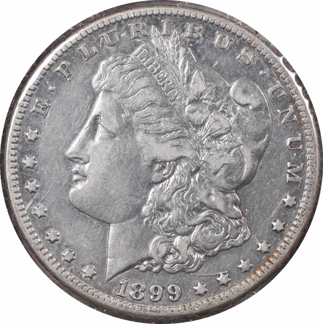 Uncertified 1899-o VAM 31 Morgan Silver Dollar Micro o EF (1 of 2)