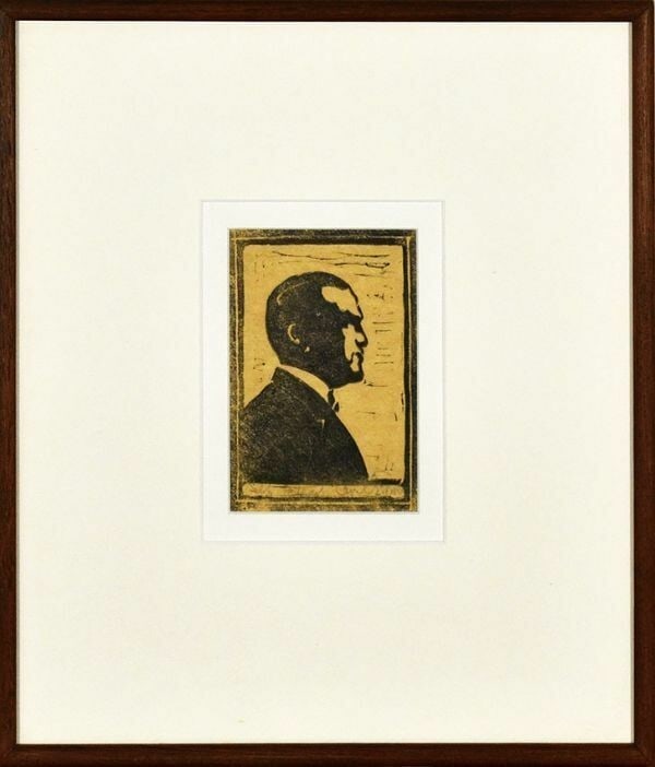 Self Portrait 1926 Linocut Print Signed Framed - Cyril Edward Power (British): Self Portrait 1926 Linocut Print Signed Framed - Cyril Edward Power (British) This listing features Self Portrait 1926 Linocut Print Signed Framed - Cyril Edward Power (British). Item specifics are