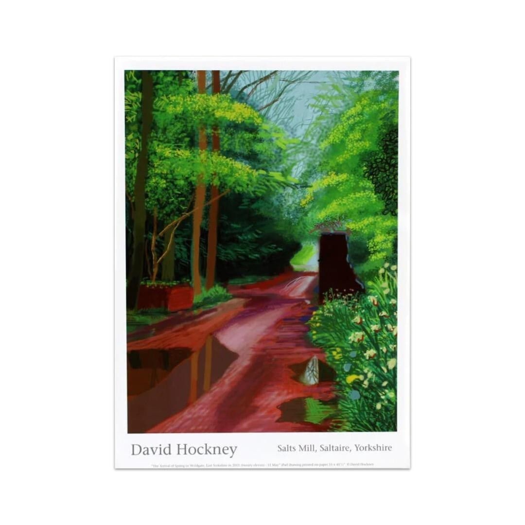 Spring) David Hockney Original Exhibition Poster -11th May 2011 (The Arrival of (1 of 1)