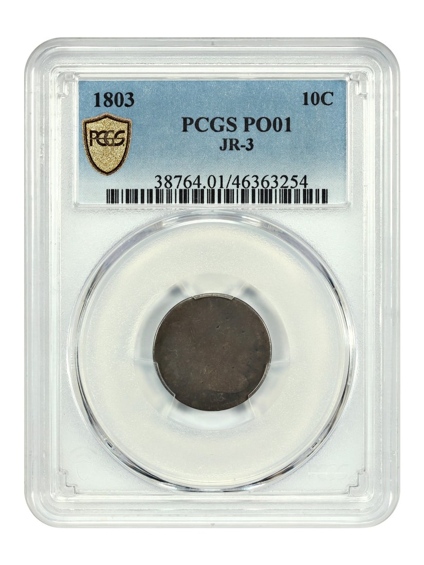 Seldom Seen Date - 1803 10C PCGS Poor 01 (JR-3) - Draped Bust Dime (1 of 4)
