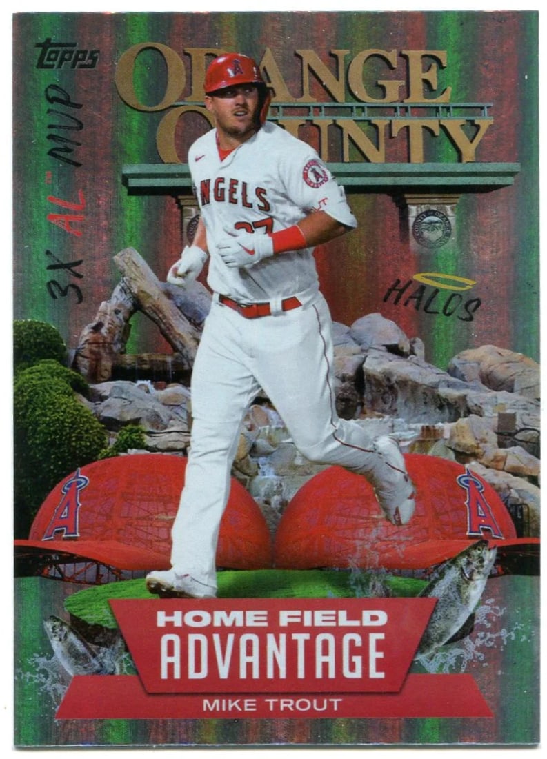 Advantage Mike Trout Topps Orange County Home Field (1 of 2)