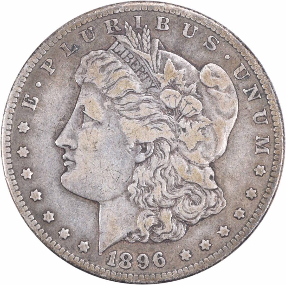 Uncertified 1896-S Morgan Silver Dollar VF (1 of 2)