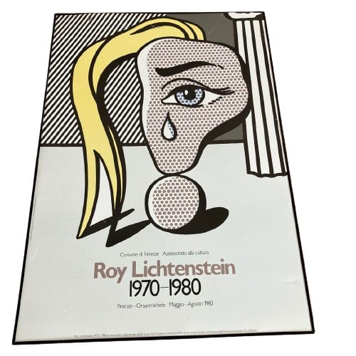 Poster Roy Lichtenstein Silkscreen: Poster Roy Lichtenstein Silkscreen This listing features Poster Roy Lichtenstein Silkscreen. Item specifics are provided below. Item Specifics: Artist: Roy Lichtenstein Type: Poster Size: Large Theme: